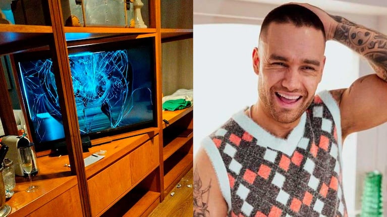 Así quedó la habitación de Liam Payne