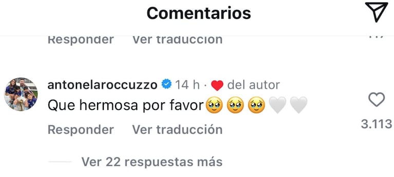 Así reaccionó Antonela Roccuzzo al ver la cara de Olivia, la hija de Kun Agüero y Sofía Calzetti