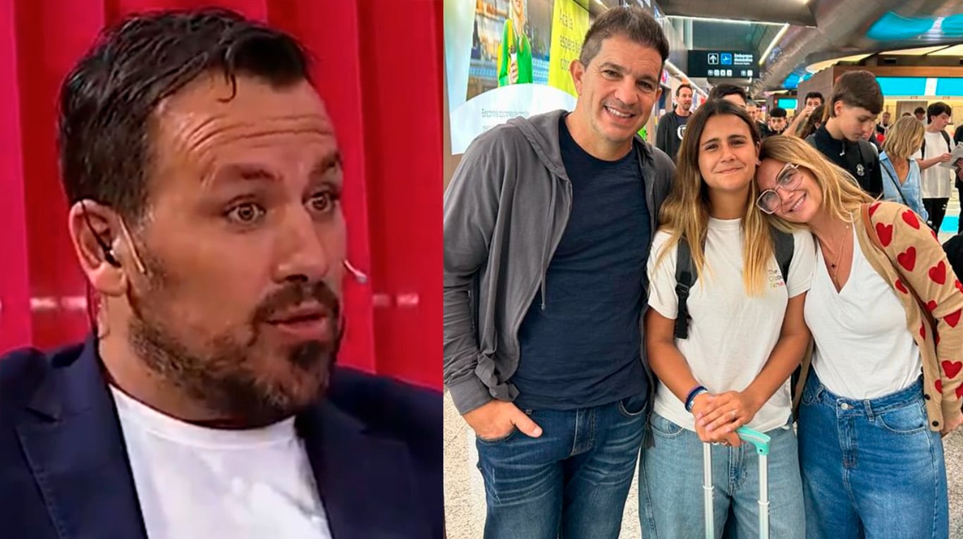 Así reaccionó el Ogro Fabbiani a la dulce despedida de Amalia Granata a su hija Uma que se fue de la Argentina.