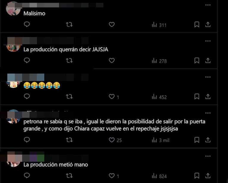 Así reaccionó el público de Gran Hermano en redes, tras la sorpresiva eliminación de Petrona