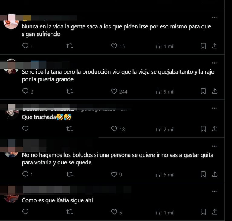 Así reaccionó el público de Gran Hermano en redes, tras la sorpresiva eliminación de Petrona