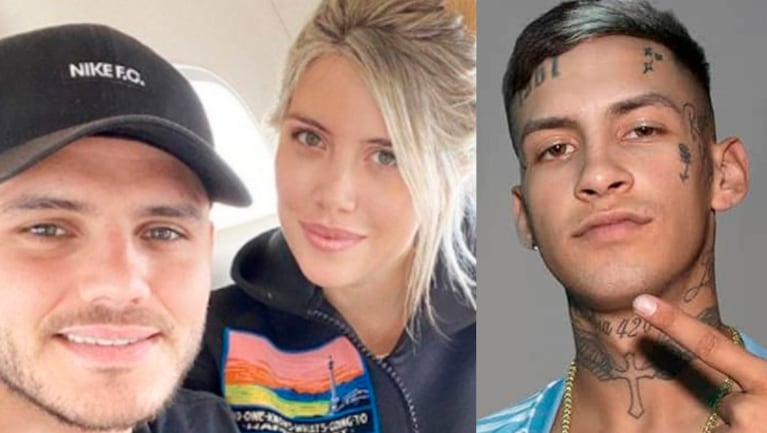 Así reaccionó L-Gante por el viaje de Wanda Nara con Mauro Icardi a Las Maldivas.