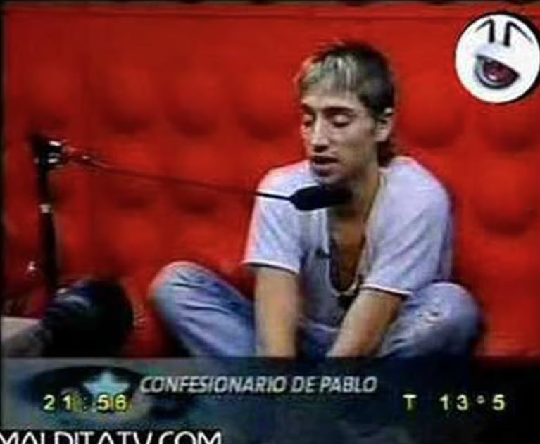 Así se veía Pablo Tamagnini, cantante de La Konga, cuando participó de Gran Hermano Famosos