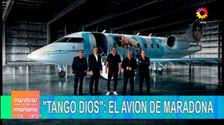 Así será el Tango D10s, el avión temático de Diego Maradona que volará al Mundial de Qatar