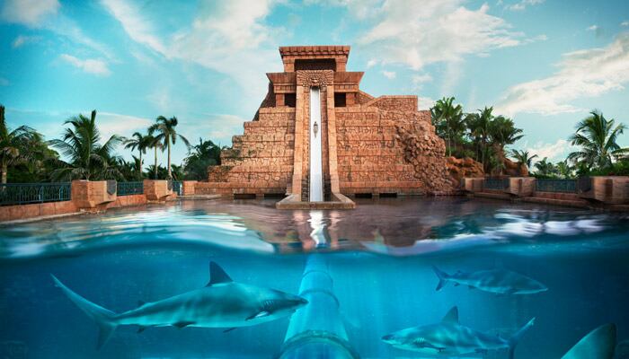 Atlantis Paradise Island Hotel, Bahamas, donde Lionel Messi pasa sus vacaciones. (Foto: Web)