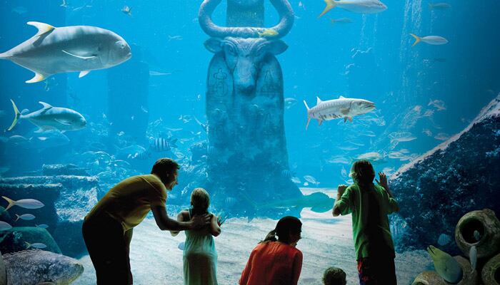 Atlantis Paradise Island Hotel, Bahamas, donde Lionel Messi pasa sus vacaciones. (Foto: Web)