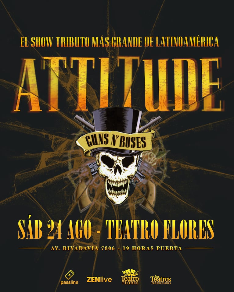 Attitude en el Teatro Flores: el show tributo más grande de Latinoamérica a Guns N’ Roses