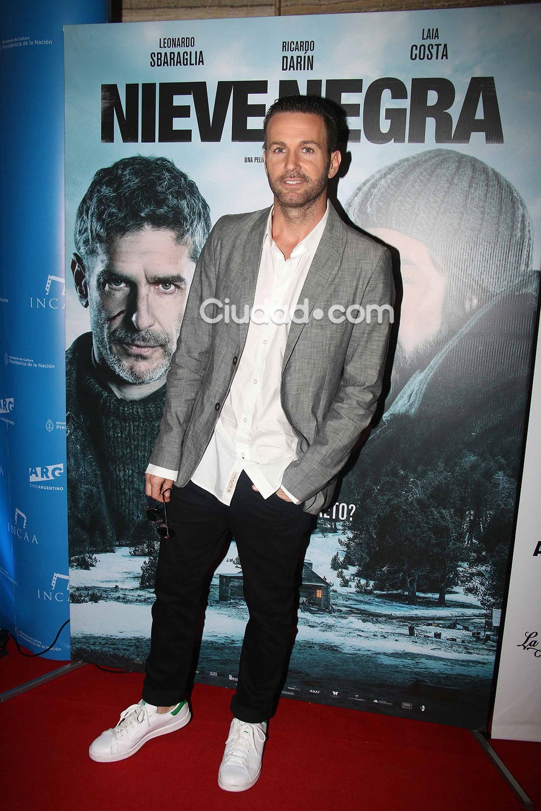 Axel en la avant premiere de Nieve Negra. (Foto: MovilPress - Ciudad.com)