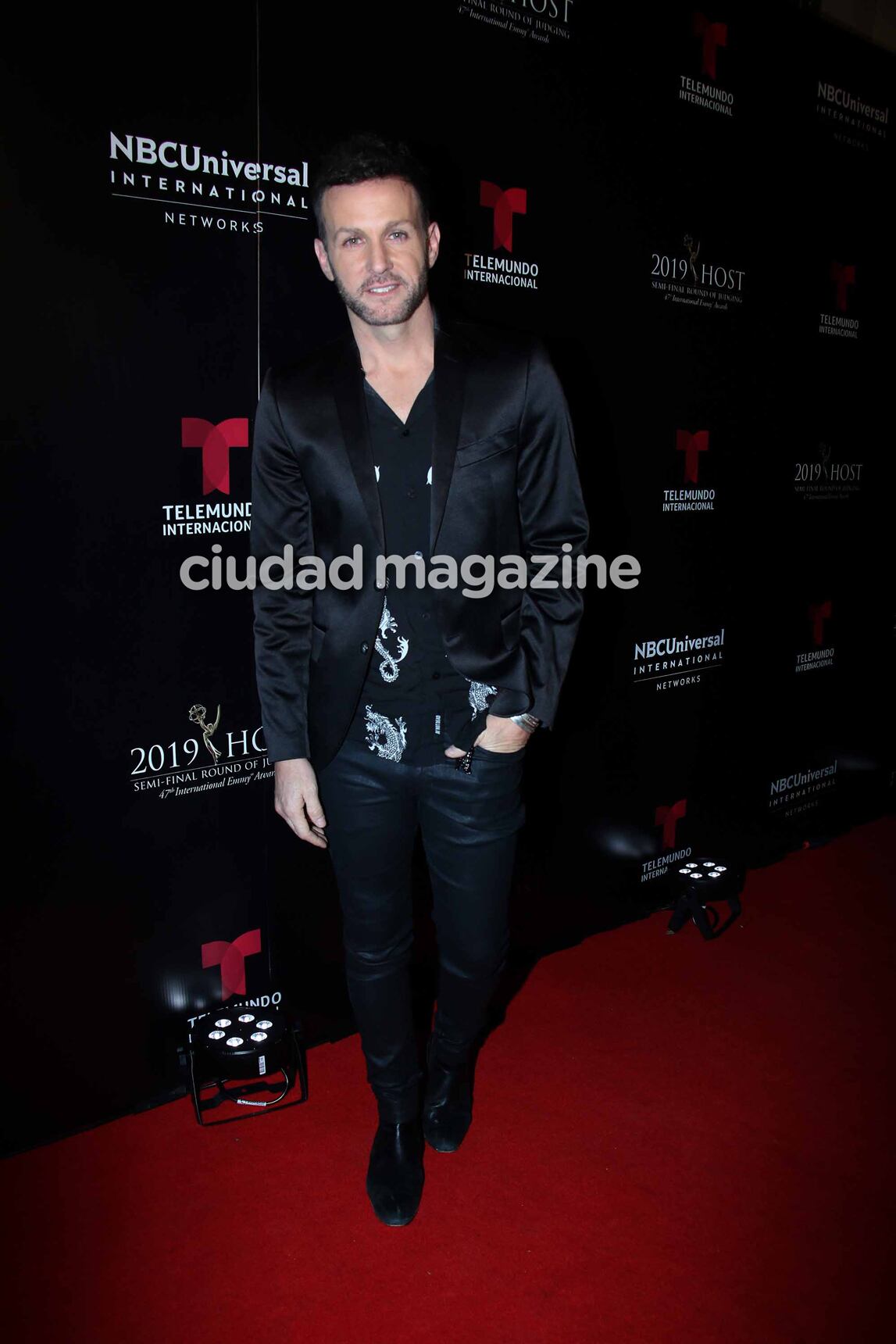 Axel en la Gala, de votación de los Emmy Internacionales (Foto: Movilpress)