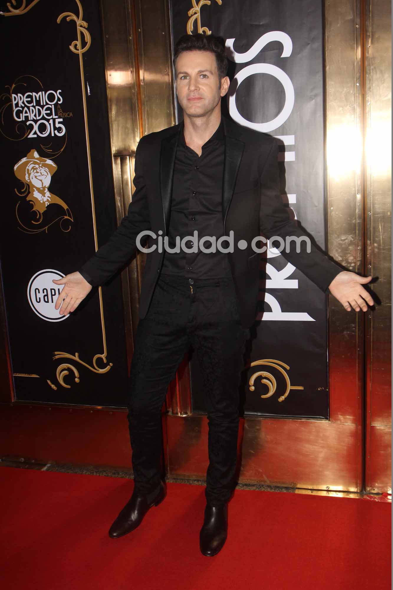 Axel, en los Premios Gardel 2015. Foto: Movilpress.