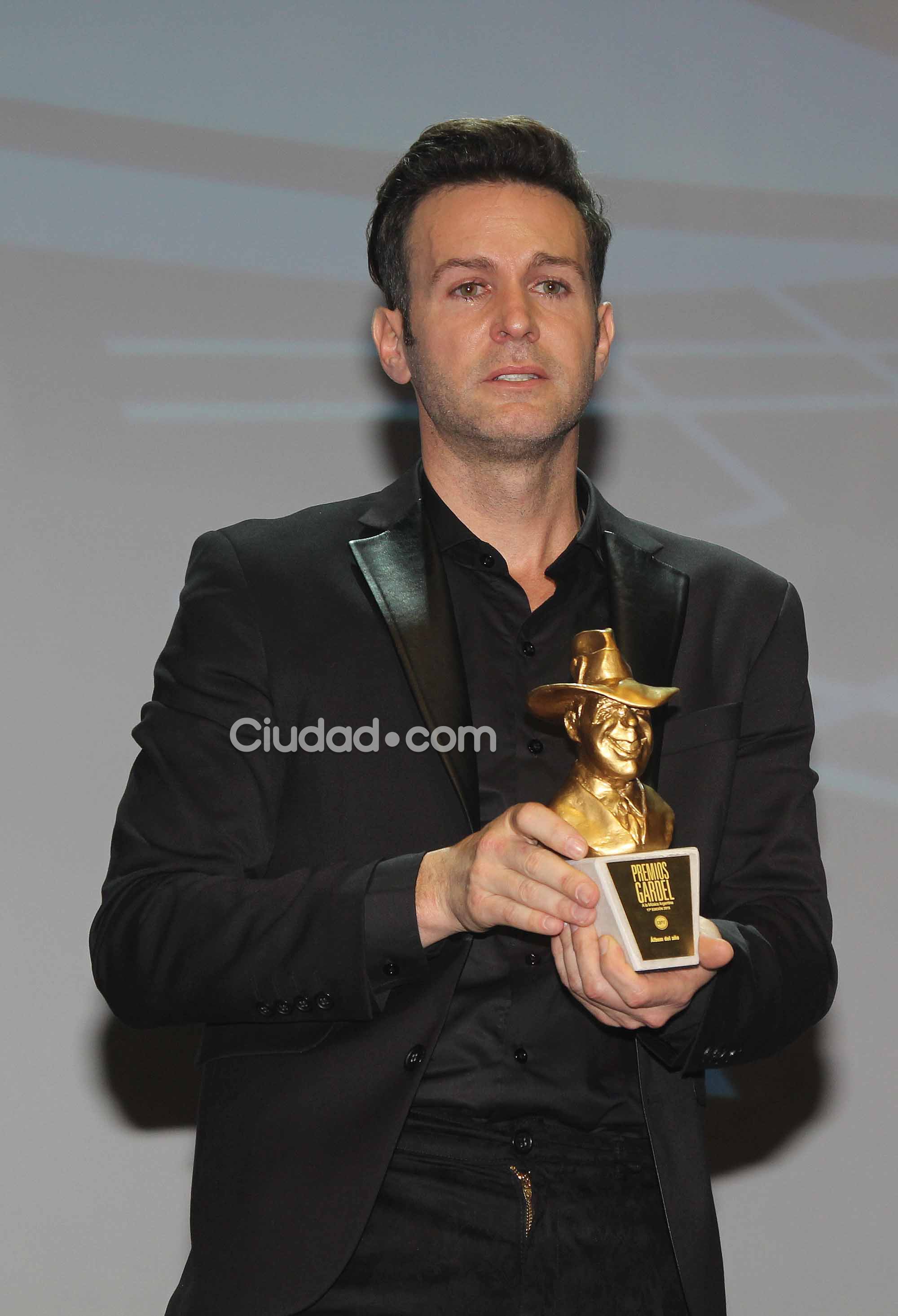 Axel, ganador del Premio Gardel de Oro. Foto: Movilpress.