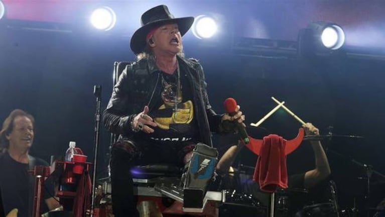 Axl Rose solicitó a Google que elimine sus memes por sus kilitos de más de la web