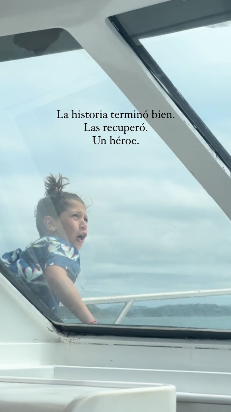 “¡Ayúdeme, capitán!”: el tremendo susto del hijo de Jimena Barón, atacado por unas gaviotas en un barco