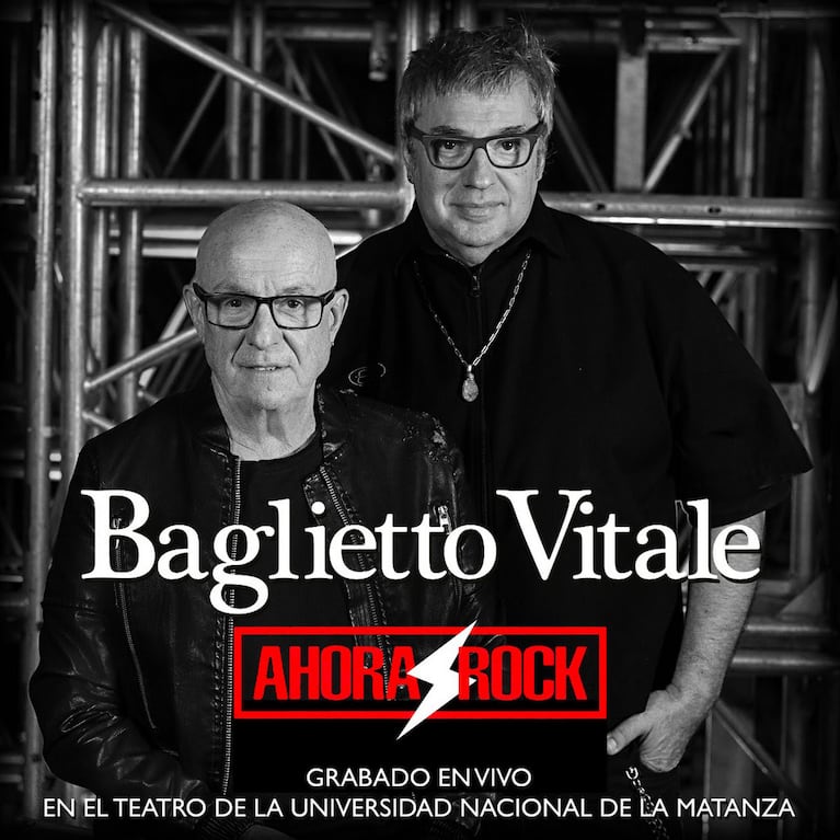 Baglietto y Vitale presentan “Ahora rock (en vivo)” en el Coliseo: cómo comprar las entradas