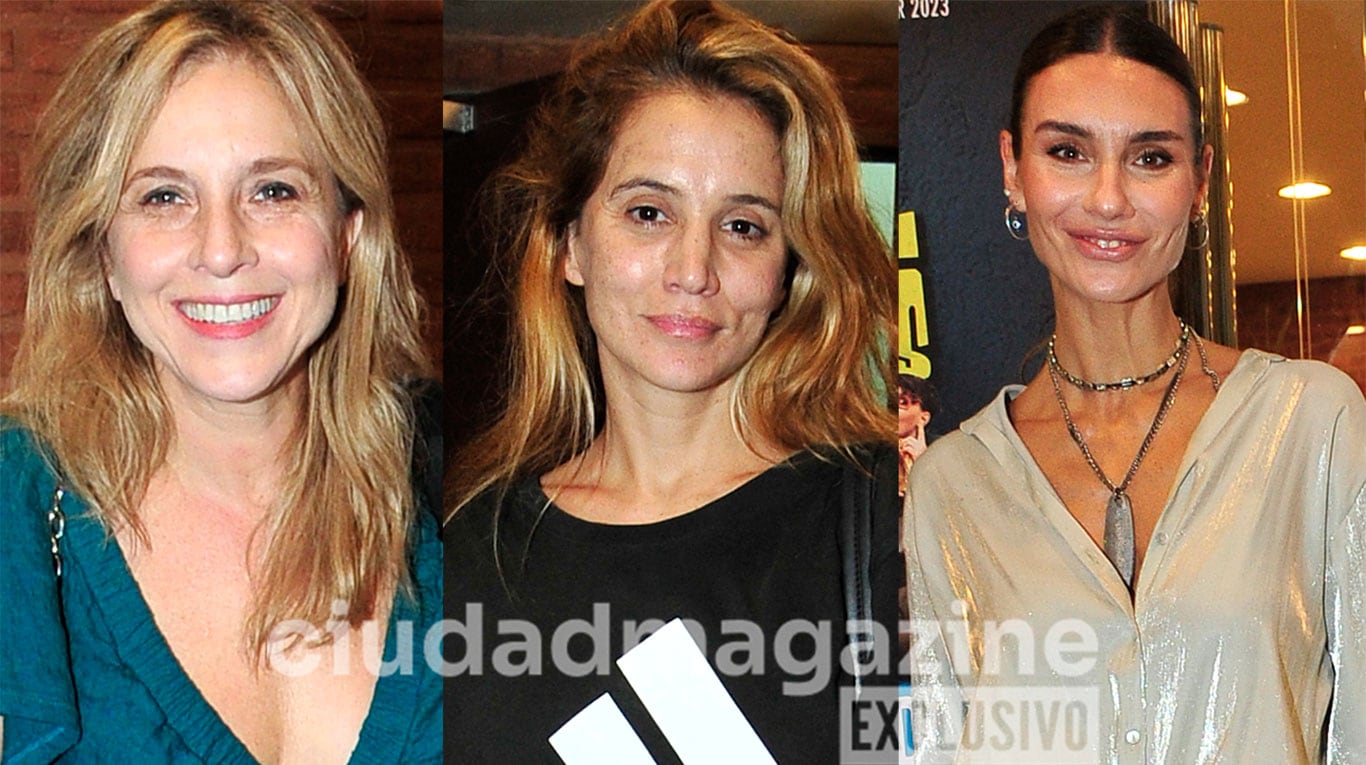 Bárbara Lombardo, Paula Morales y más famosos en el estreno de Carla Peterson y elenco de Reverso (Fotos: RS Fotos).