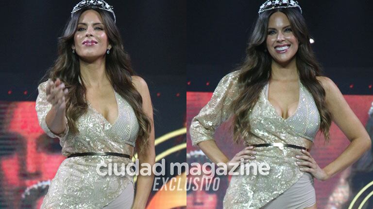 Barby Franco brilló en la pasarela tras haber sido mamá de Sarah (Fotos: Movilpress). 