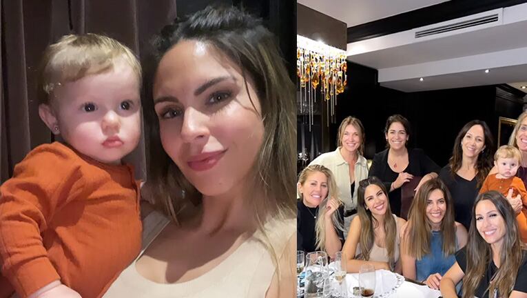 Barby Franco compartió divertidas fotos con Ana García Moritán, la hijita de Pampita y Roberto.