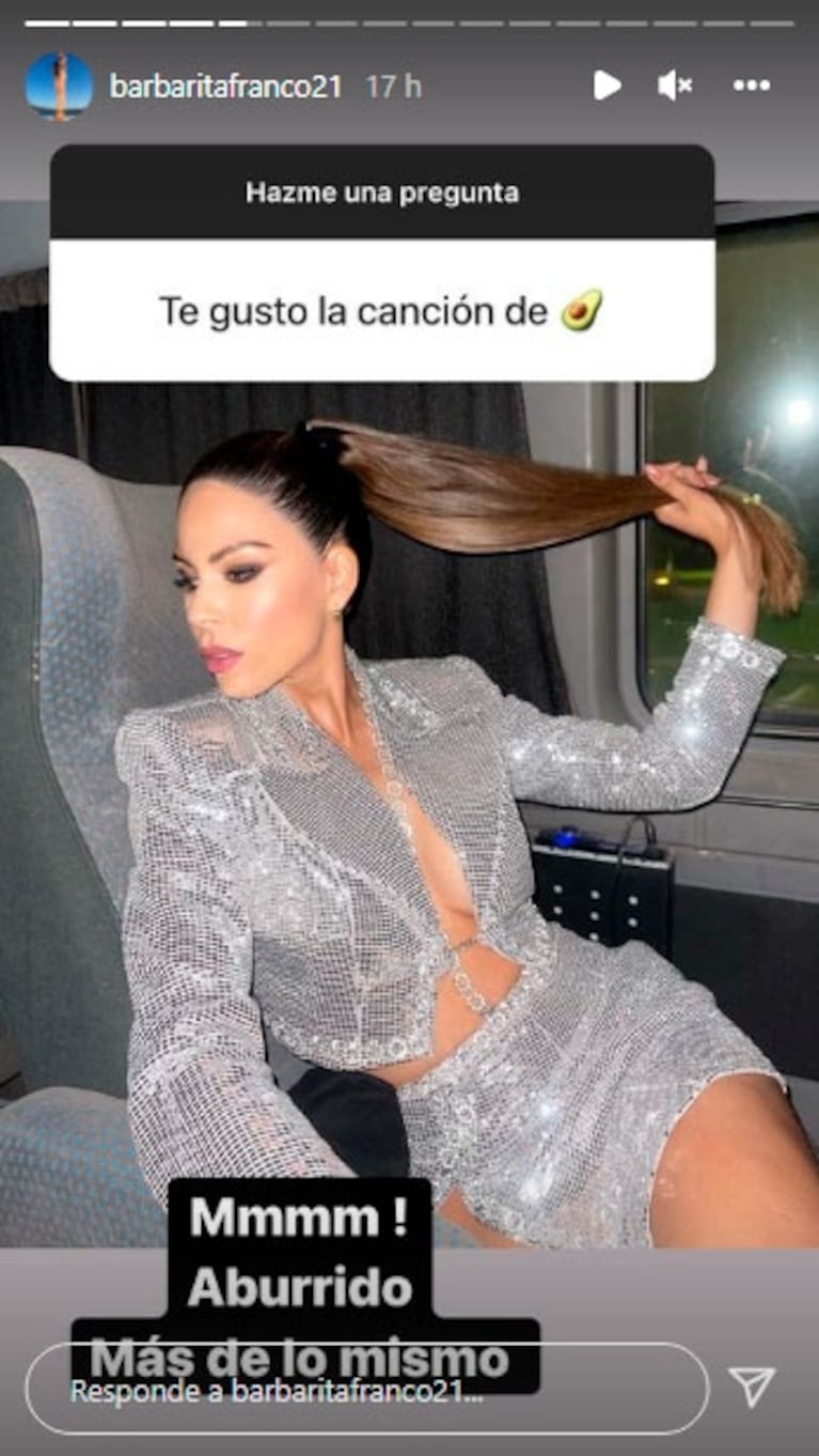 Barby Franco destrozó a China Suárez por su debut musical: "Aburrido"