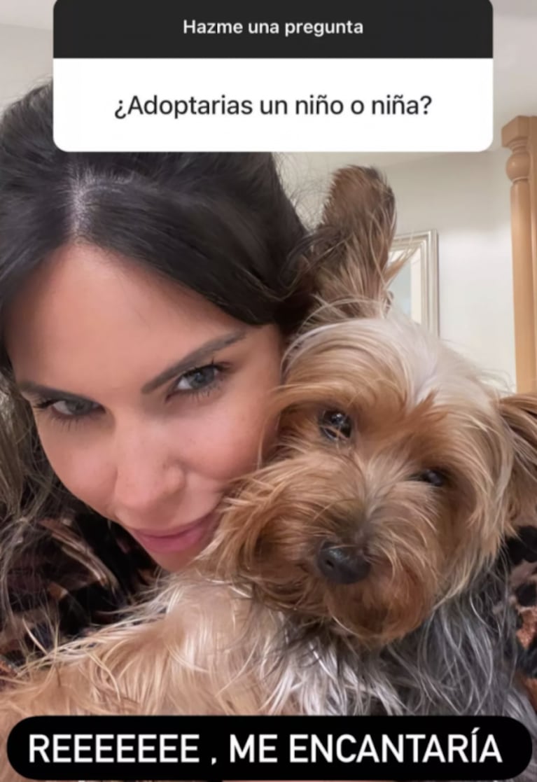 Barby Franco habló sobre la posibilidad de adoptar un hijo con Fernando Burlando