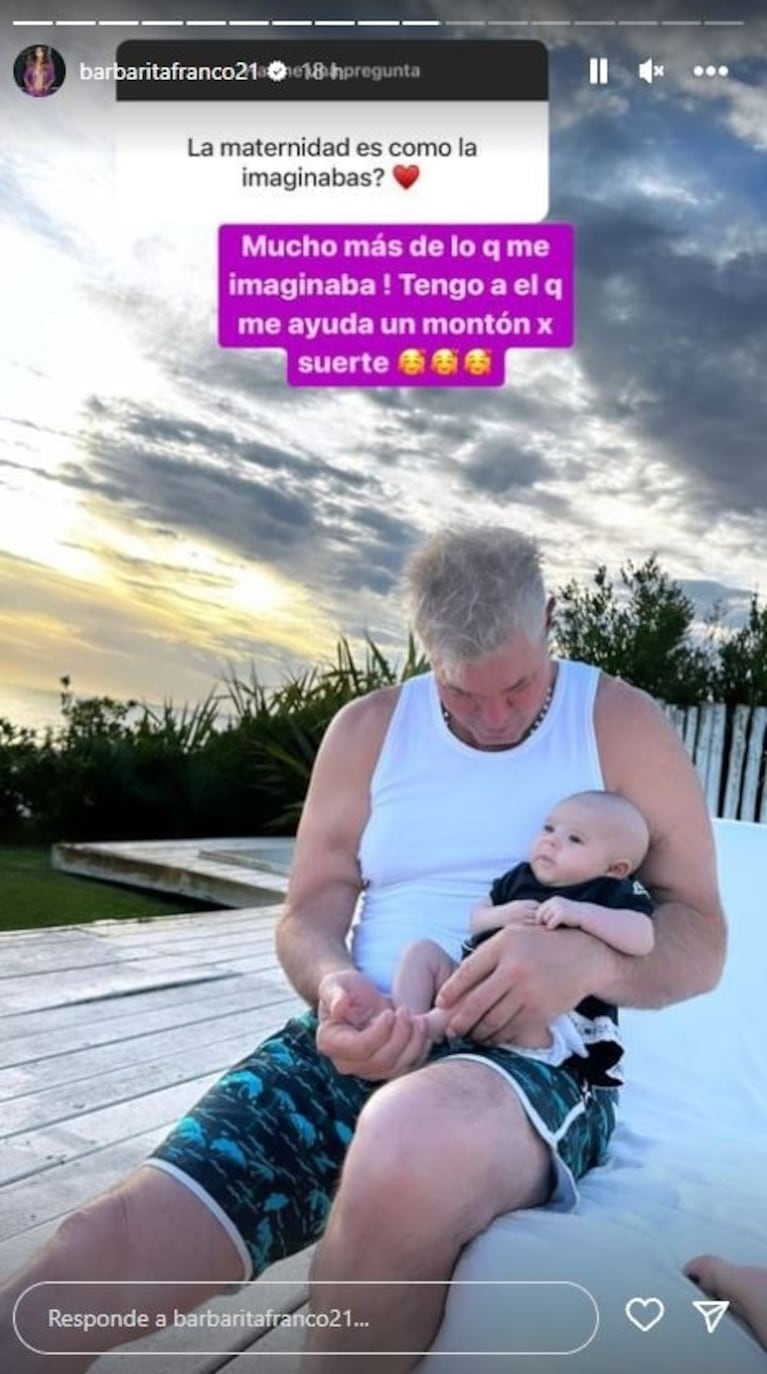 Barby Franco mostró a Sarah en Uruguay y enterneció a todos: el álbum de fotos