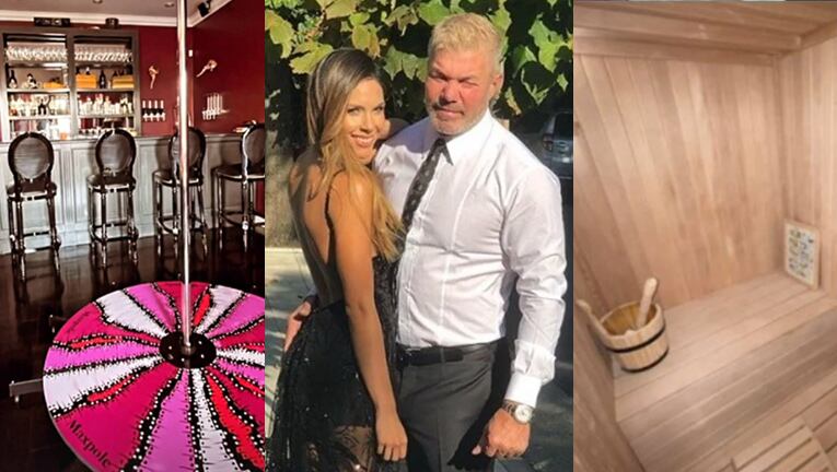 Barby Franco mostró el interior de la increíble mansión en la que vive con Fernando Burlando.