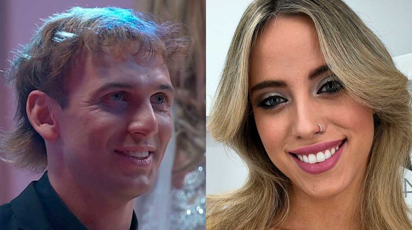 Bautista Mascia y Denisse González de Gran Hermano 2023.