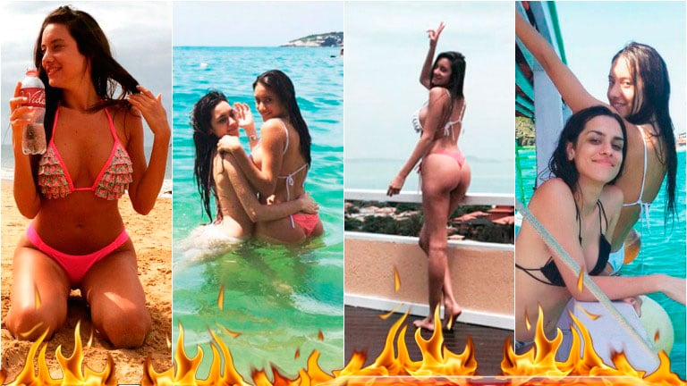 Belén Etchart y su hermana, súper sexies en las playas de Búzios. Foto: Instagram