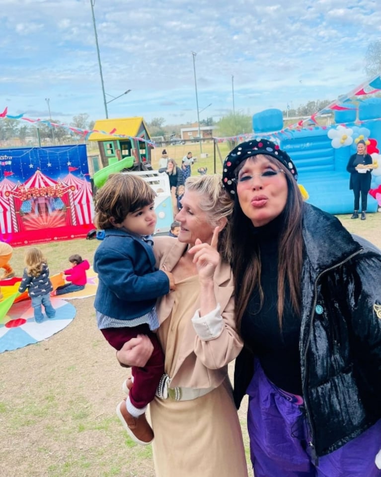 Belén Francese le hizo un súper cumple a su hijo Vitto junto a Moria Casán: "Fue soñado"