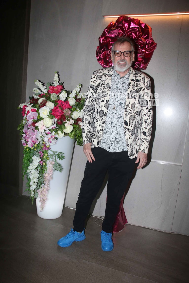 Benito Fernández en el cumpleaños de Fabián Medina Flores (Foto: Movilpress).