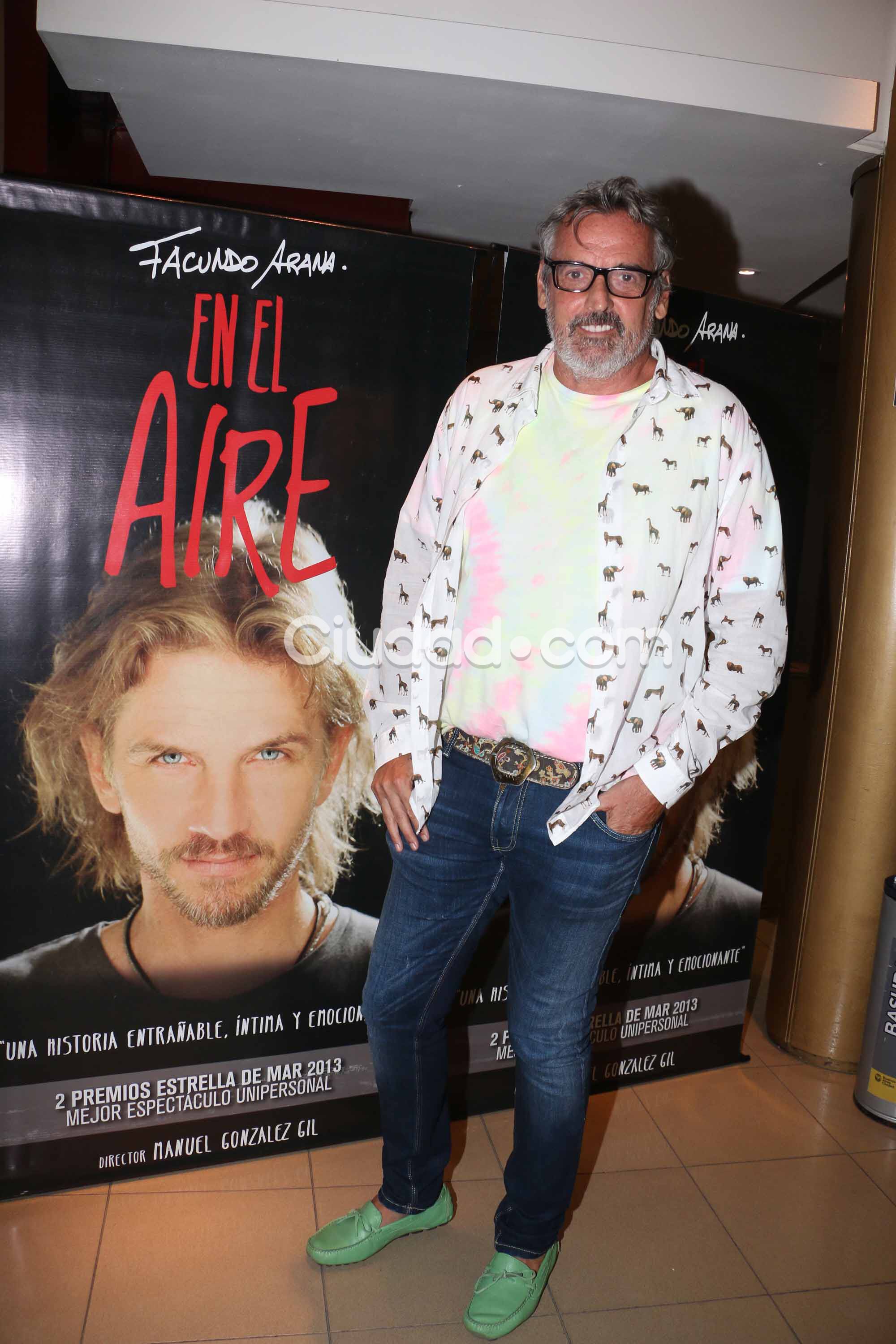 Benito Fernández en el estreno de En el aire. (Foto: Movilpress-Ciudad.com)