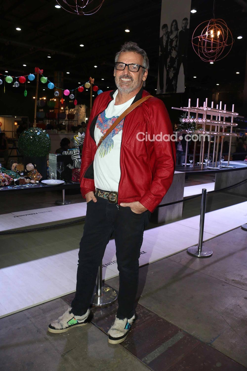 Benito Fernández en la feria Puro Diseño. (Foto: Movilpress)