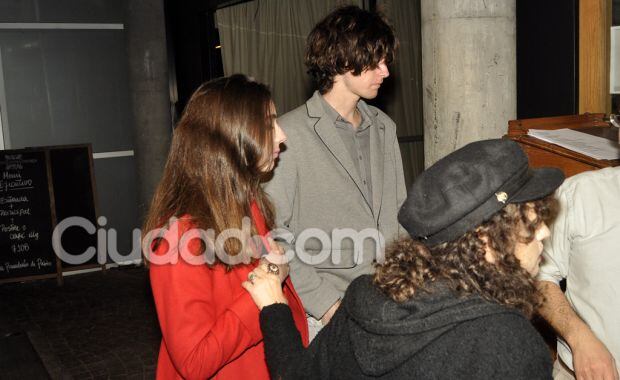 Benito y Lisa, los hijos de Gustavo Cerati, también dijeron presente (Foto: Jennifer Rubio). 