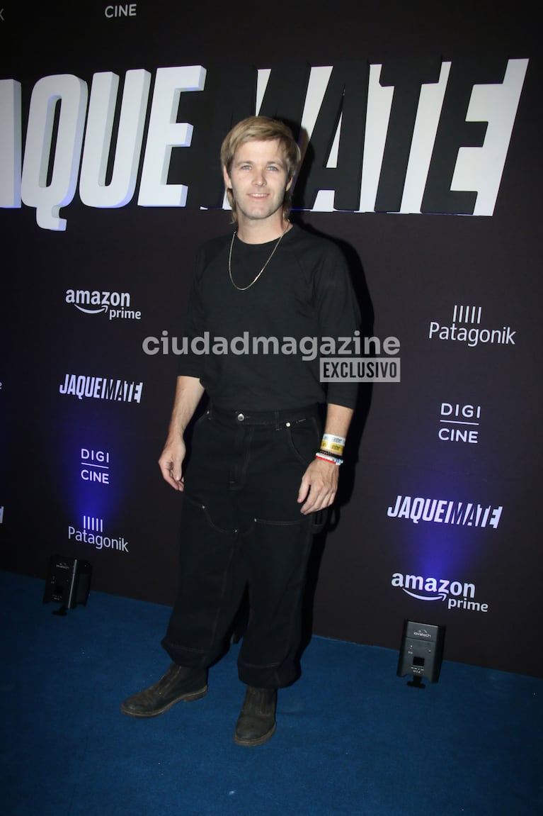 Benjamín Amadeo en el estreno de Jaque Mate (Foto: Movilpress).