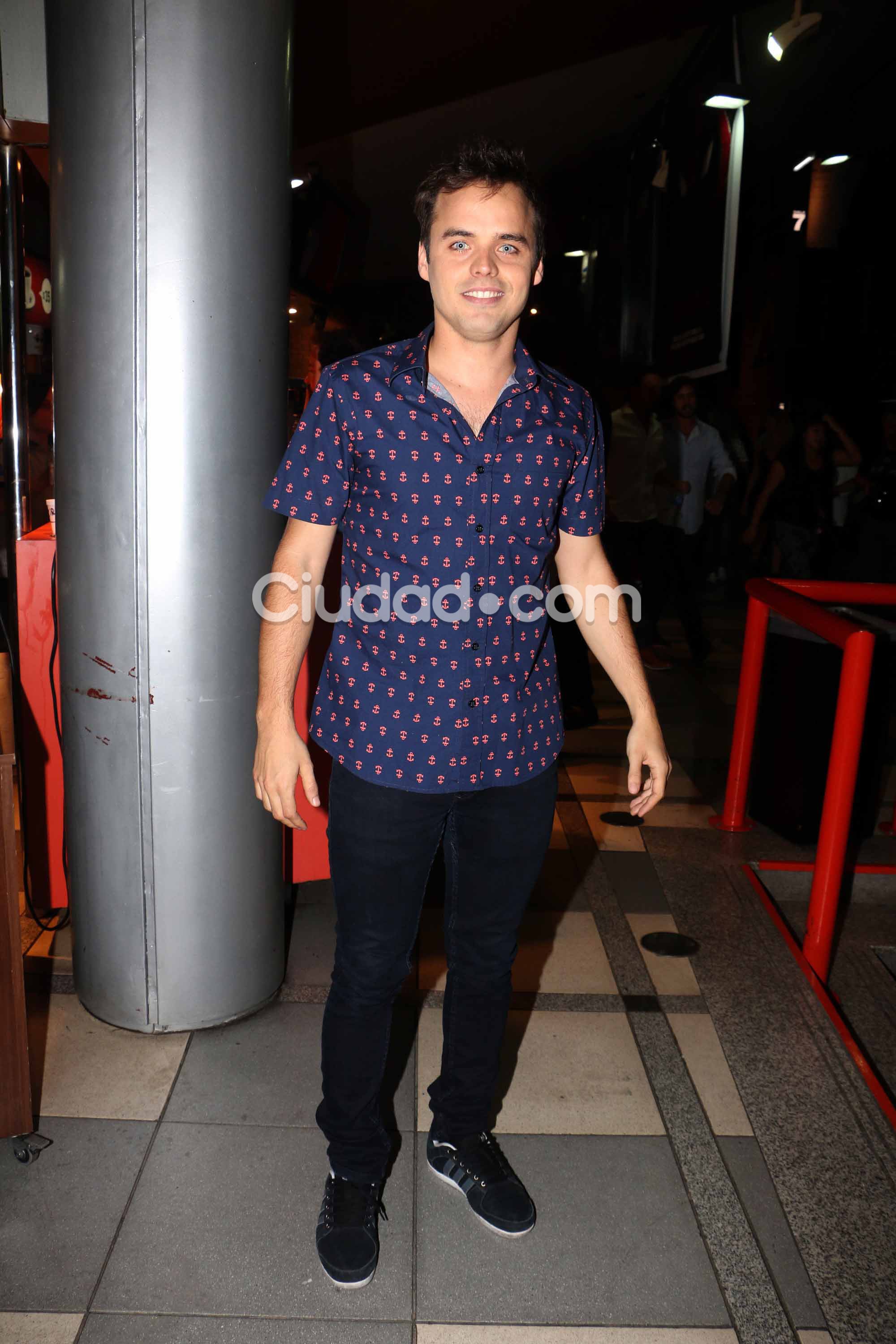 Benjamín Rojas en el estreno de Kryptonita. Foto: Movilpress-Ciudad.com.