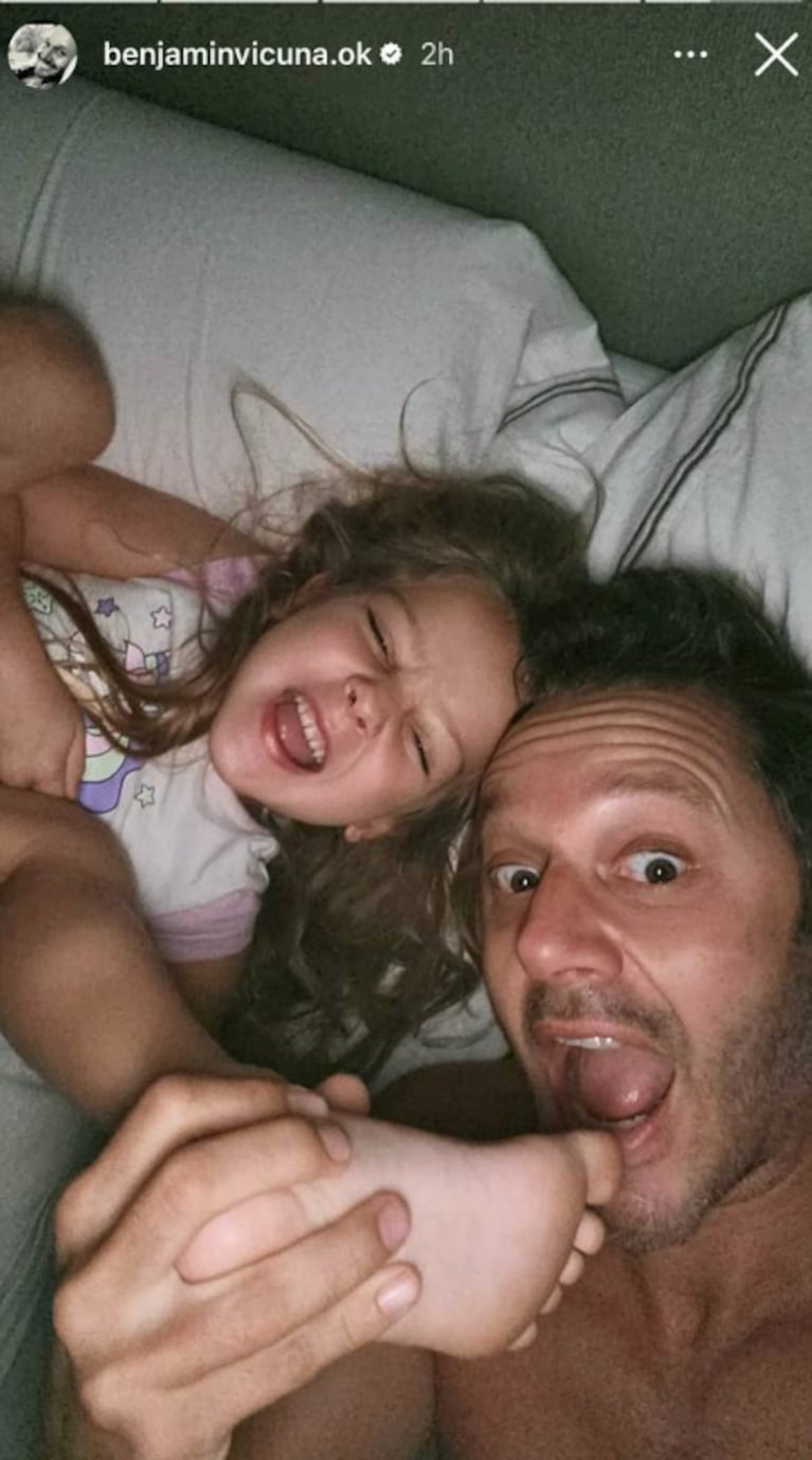 Benjamín Vicuña compartió las fotos de su fin de semana a puro juego con sus hijos con Pampita y China Suárez