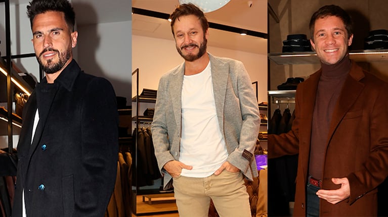 Benjamín Vicuña, Juan Marconi y Nico Riera marcan tendencia con sus looks de invierno