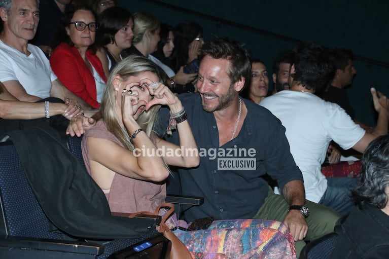 Benjamín Vicuña y Anita Espasandín en el estreno de su nueva película (Fotos: Movilpress).