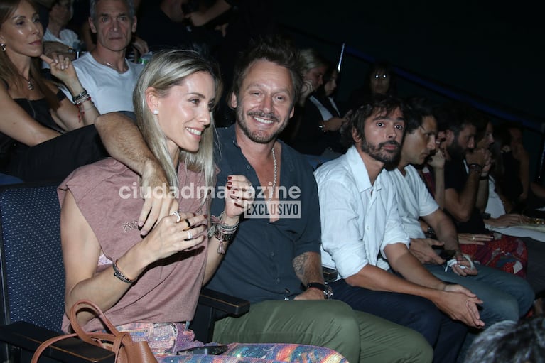 Benjamín Vicuña y Anita Espasandín en el estreno de su nueva película (Fotos: Movilpress).