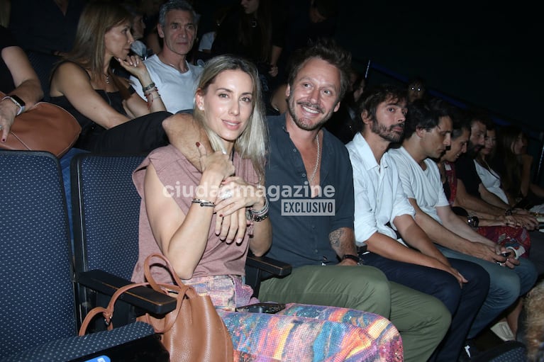 Benjamín Vicuña y Anita Espasandín en el estreno de su nueva película (Fotos: Movilpress).