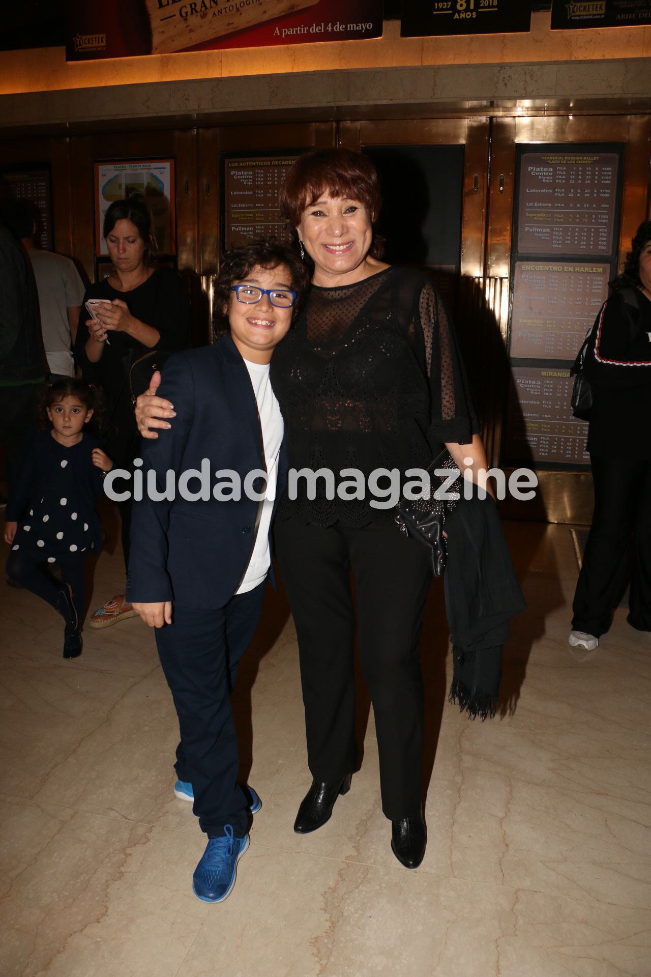 Betiana Blum en la función especial de Aladin. (Foto: Movilpress)