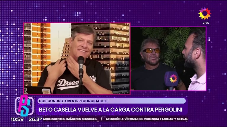 Beto Casella habló de Mario Pergolini en Puro Show.