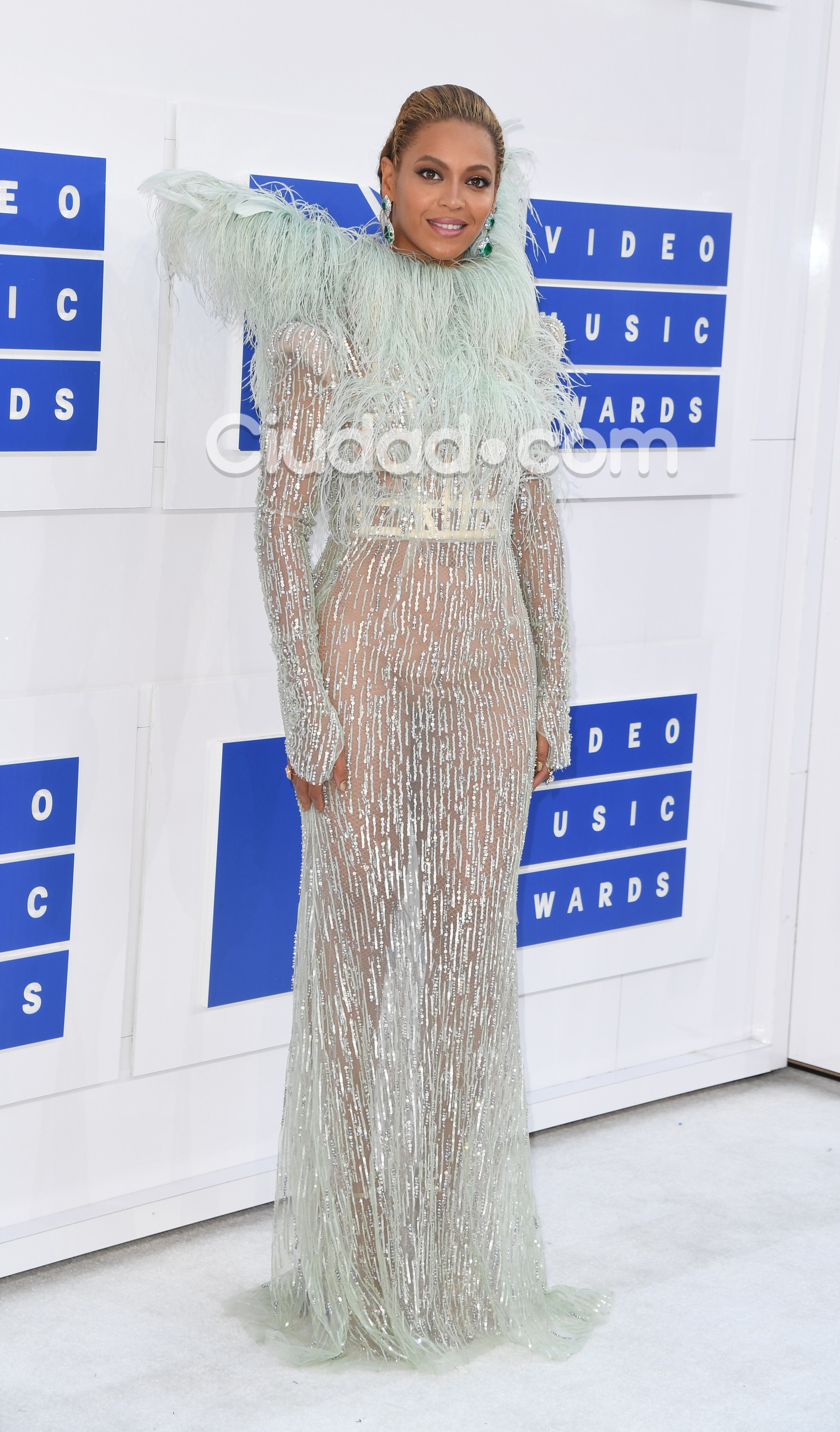 Beyoncé en los premios MTV VMA 2016. Fotos: AFP