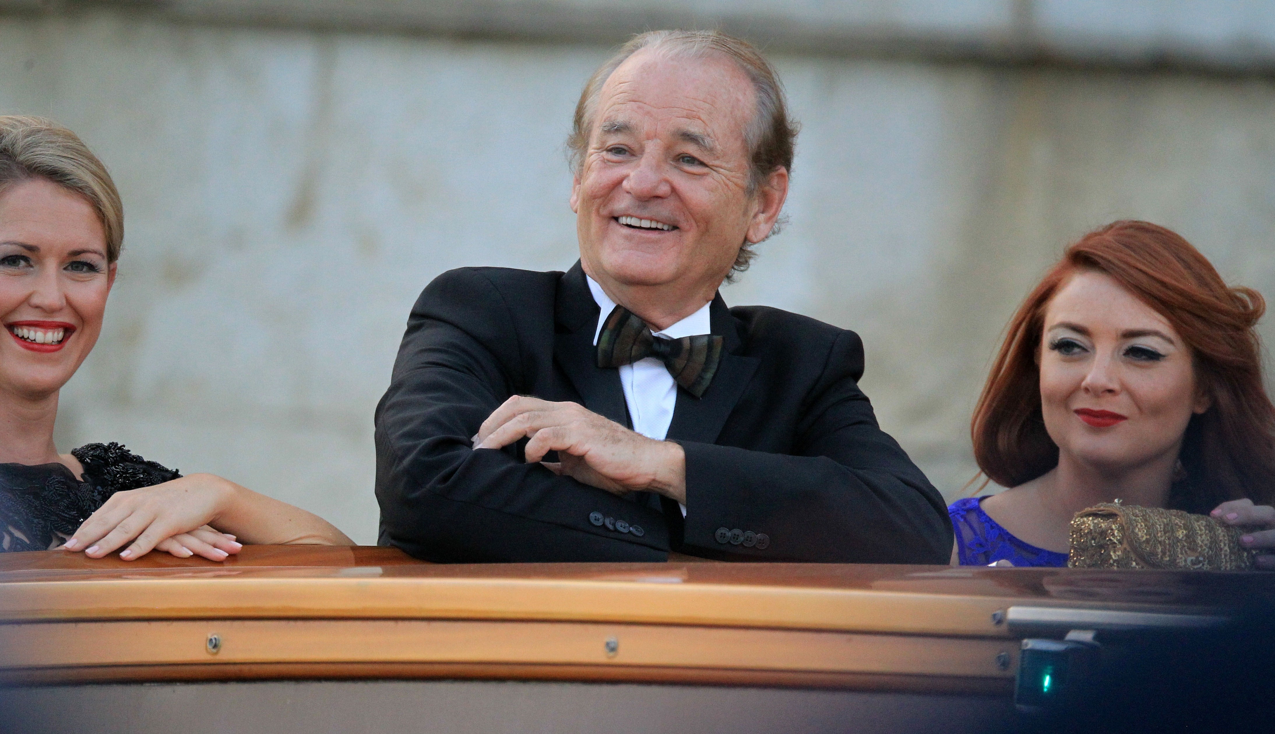 Bill Murray, en la boda de Geoge Clooney. (Foto: Grosby Group)