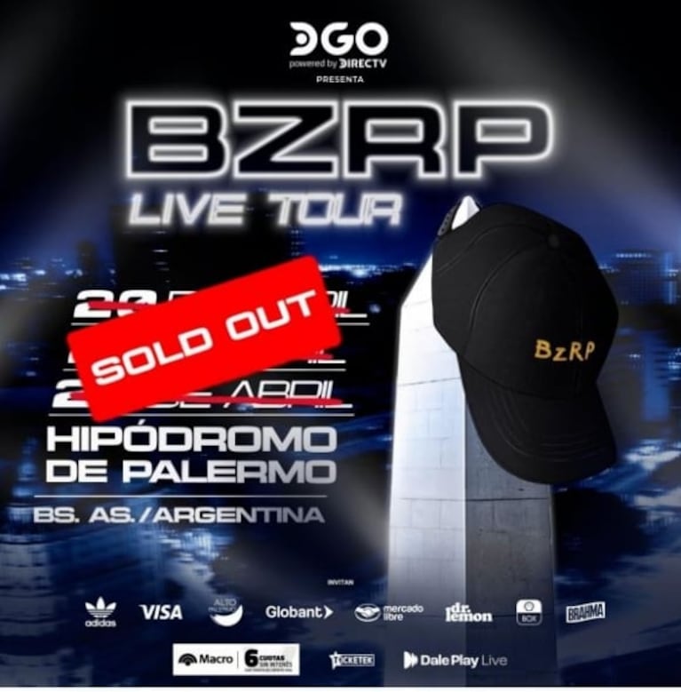 Bizarrap anunció el triple sold out de su BZRP Live Tour en Argentina