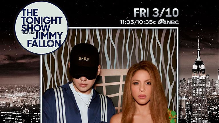 Bizarrap desembarca en el show de Jimmy Fallon junto a Shakira