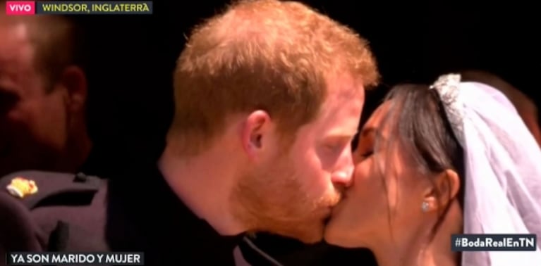 Boda real: el príncipe Harry y Meghan Markle ya son marido y mujer 