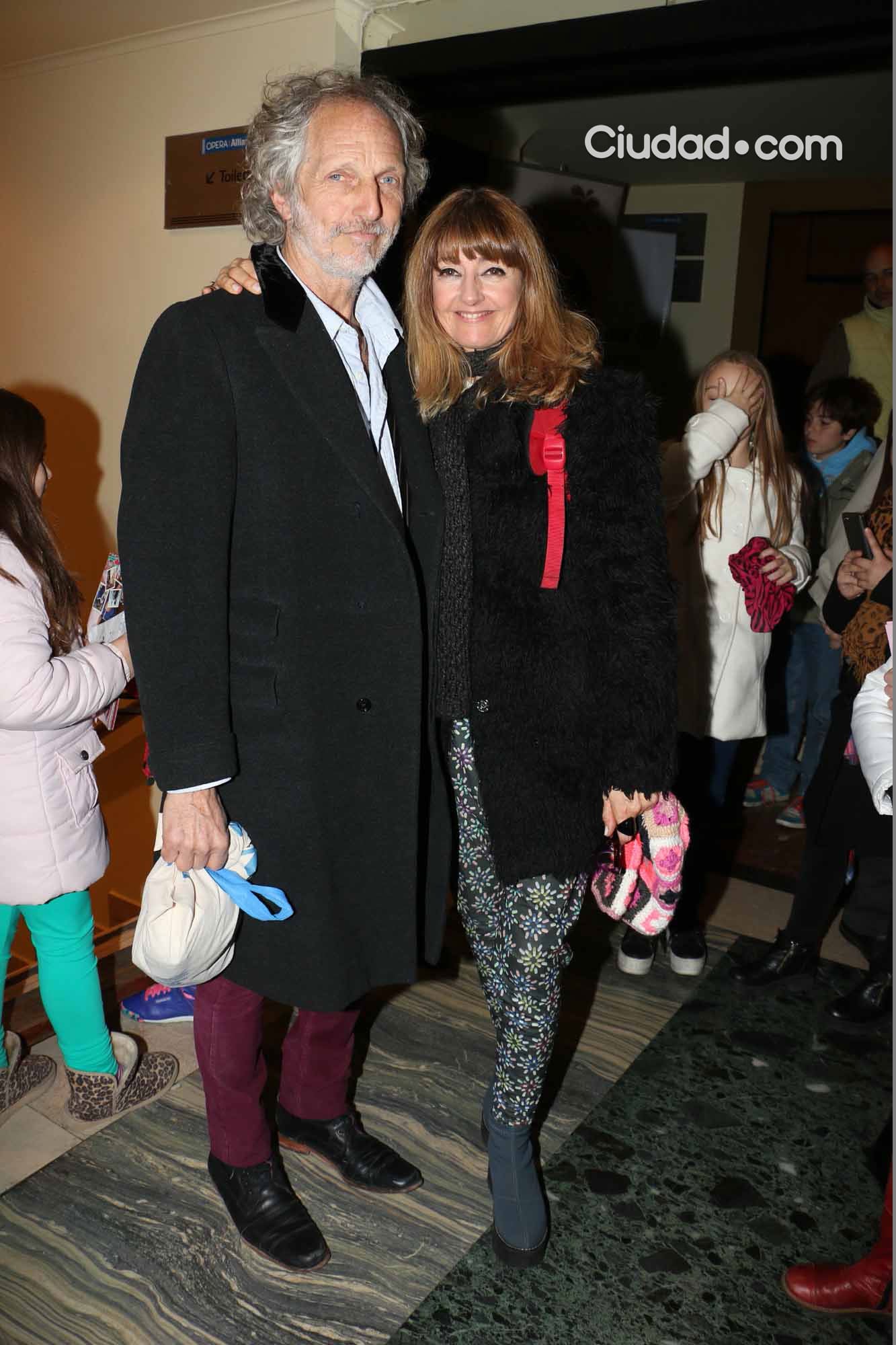 Boy Olmi y Carola Reyna, en el estreno de Esperanza Mía, el musical (Foto: Movilpress)