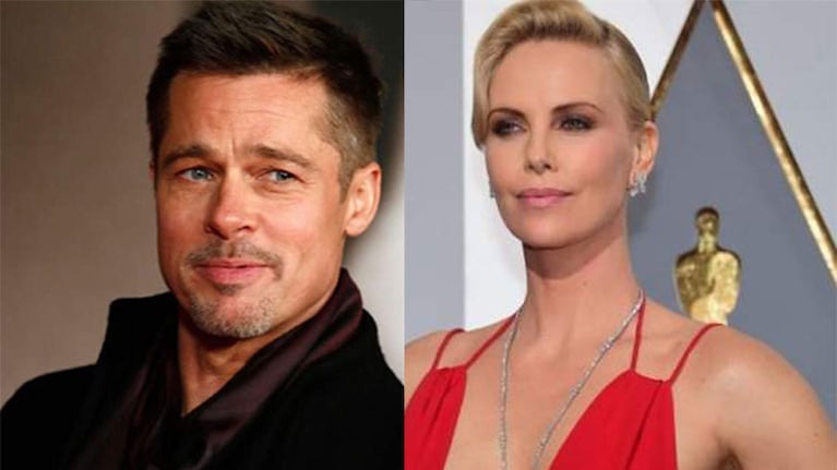 Brad Pitt y Charlize Theron