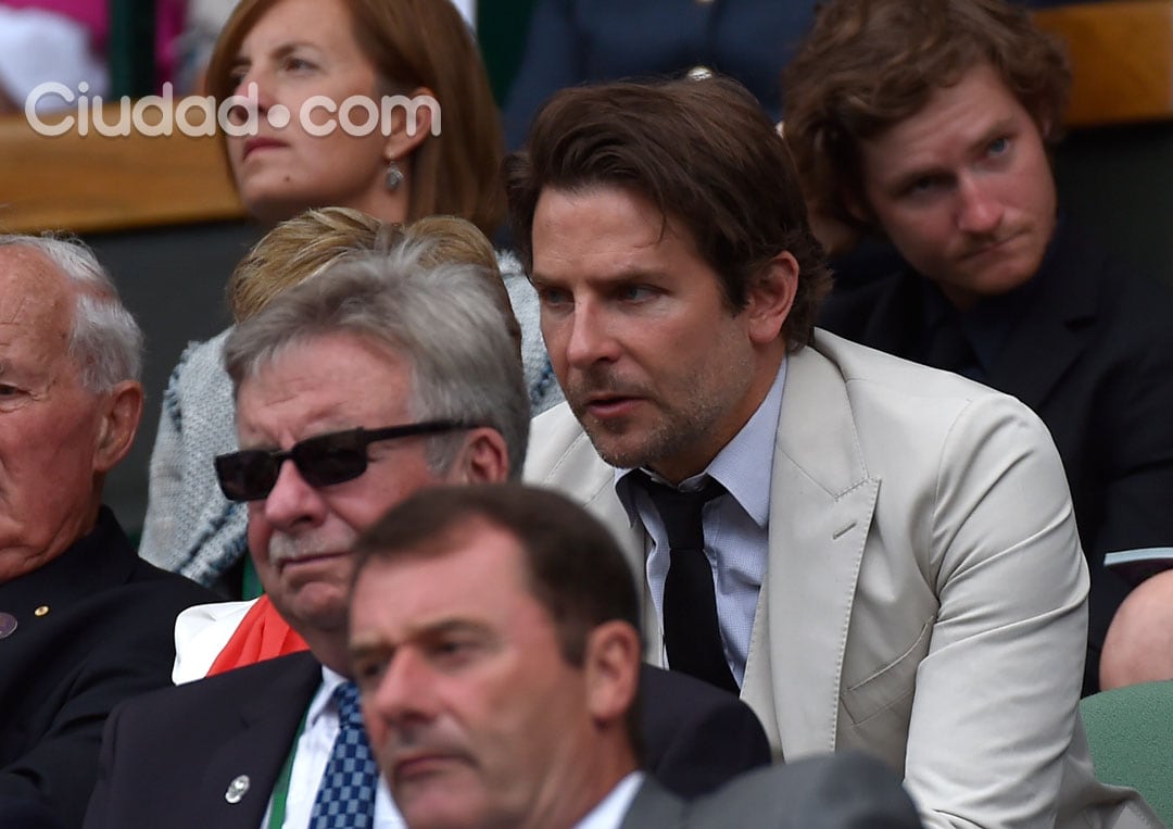 Bradley Cooper en Wimbledon. (Foto: AFP - Ciudad.com)