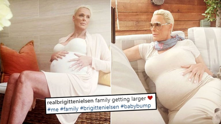 Brigitte Nielsen, embarazada de su quinto hijo a los 54 años: La familia crece, tiempos felices